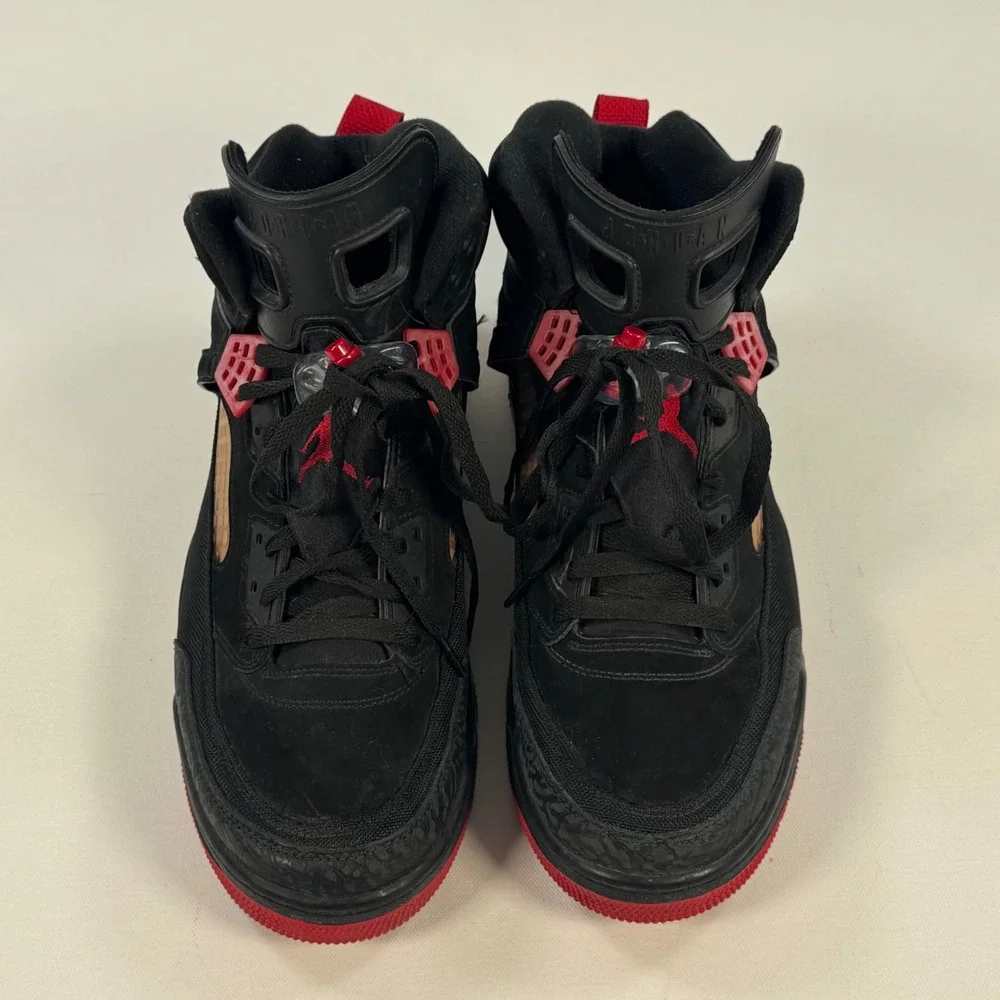 Jordan Spizike Black Varsity Red Mens Basketball Shoes 315371-001 Size 13